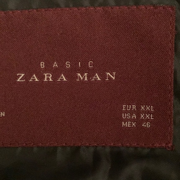 Zara Man Brown Zip Up Jacket/Coat Size XXL - Picture 5 of 8